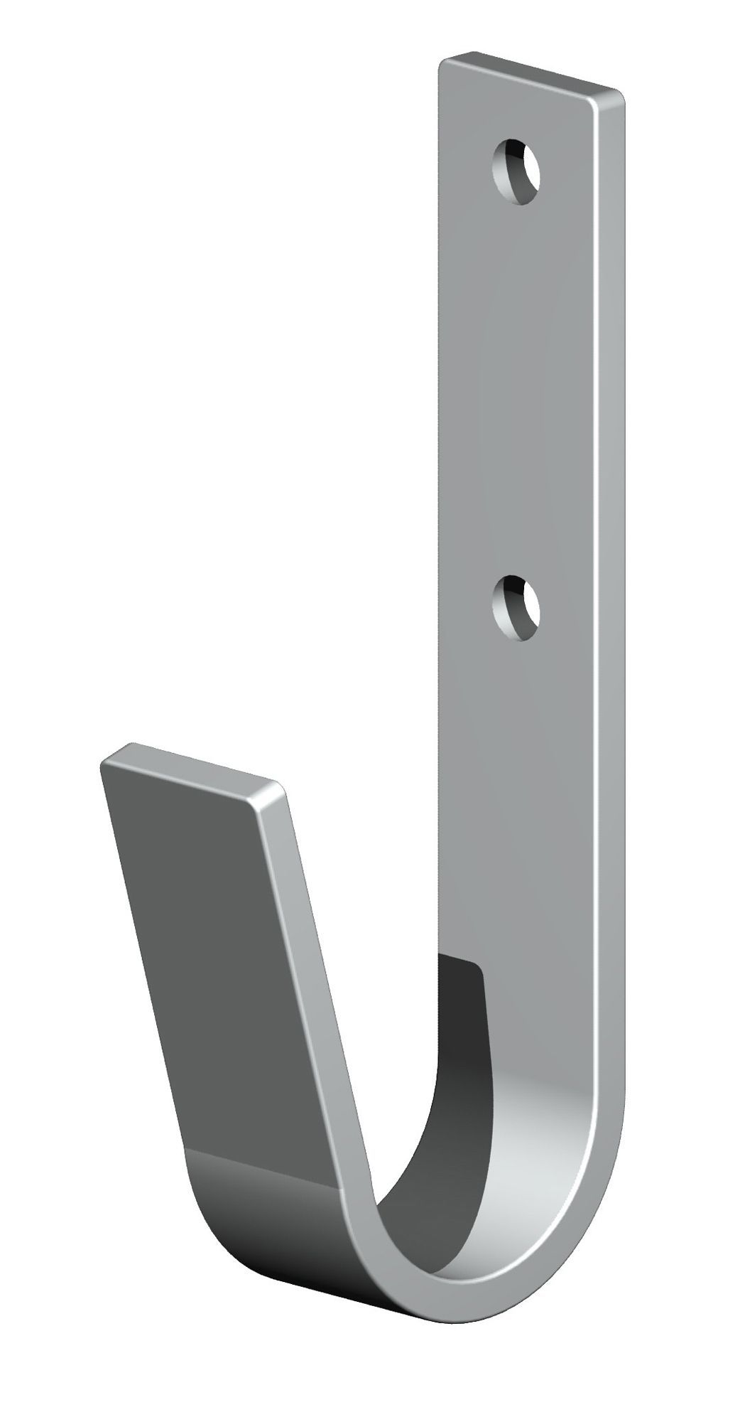 Rothley Steel Wall-mounted J-shaped Storage hook (H)82mm