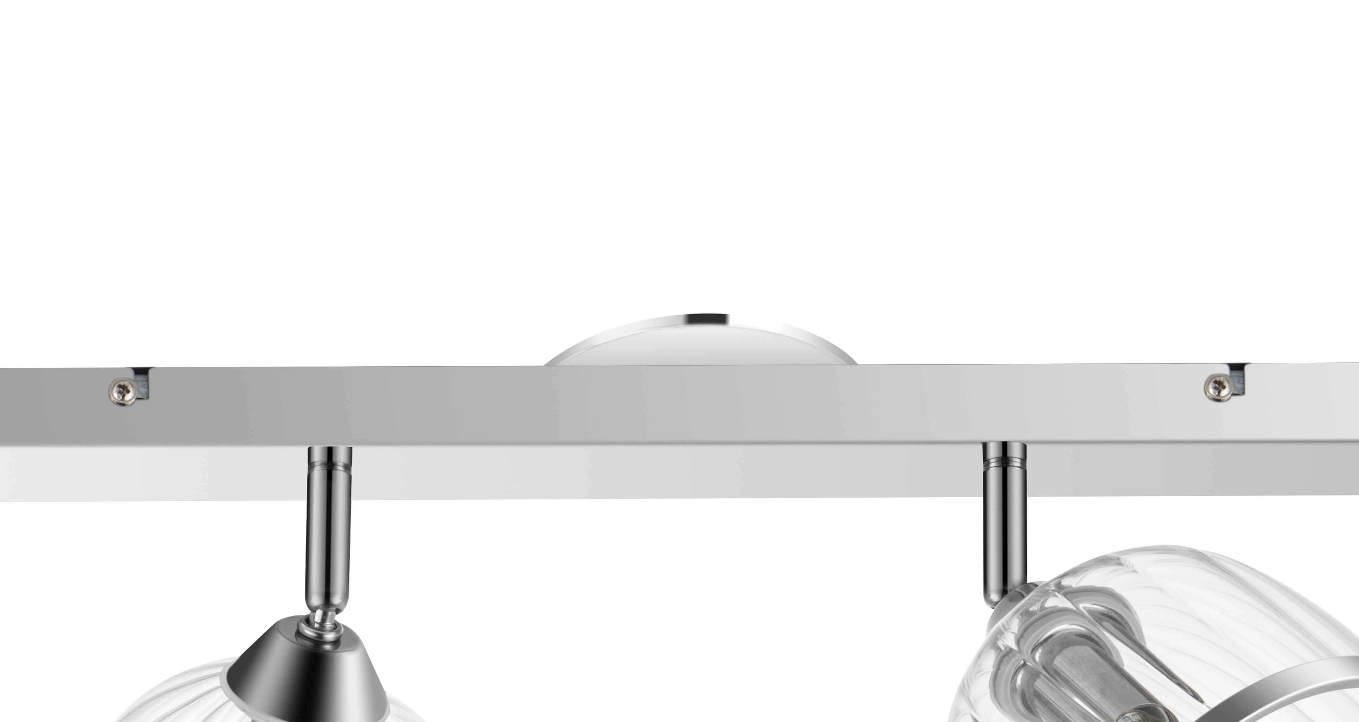 Rothwell Bar Gloss Chrome effect 4 Light Spotlight
