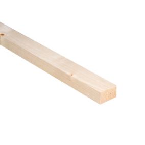 Rough Sawn Stick timber (L)2.4m (W)75mm (T)47mm, Pack of 4