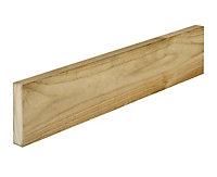Rough Sawn Treated Stick timber (L)1.8m (W)75mm (T)22mm, Pack of 8
