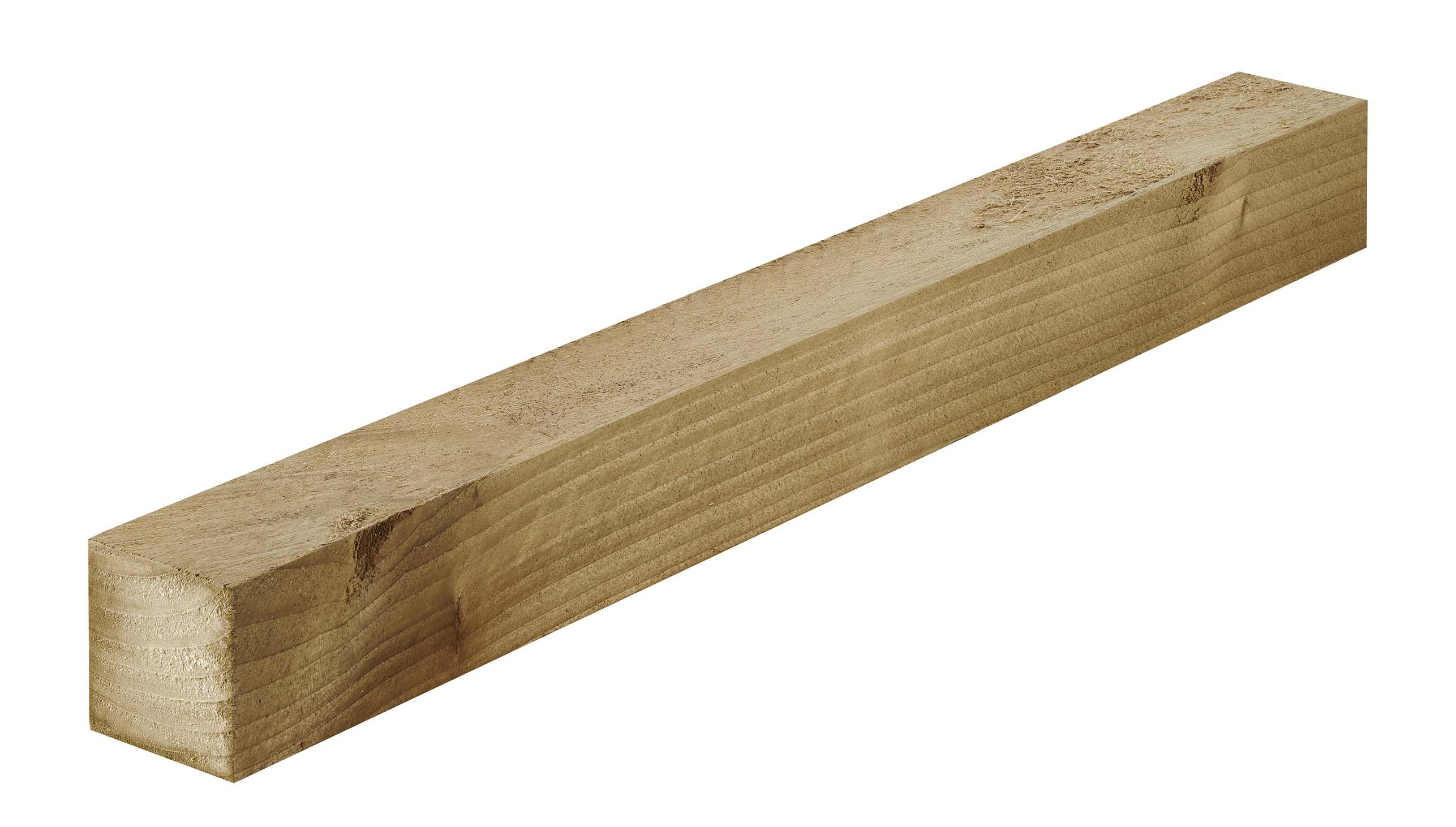 Rough Sawn Treated Whitewood spruce Stick timber (L)1.8m (W)50mm