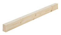 Rough sawn Whitewood spruce Timber (L)2.4m (W)20mm (T)15mm, Pack of 8