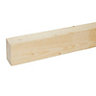 Rough Sawn Whitewood Stick timber (L)2.4m (W)75mm (T)47mm RSUS19P, Pack of 4