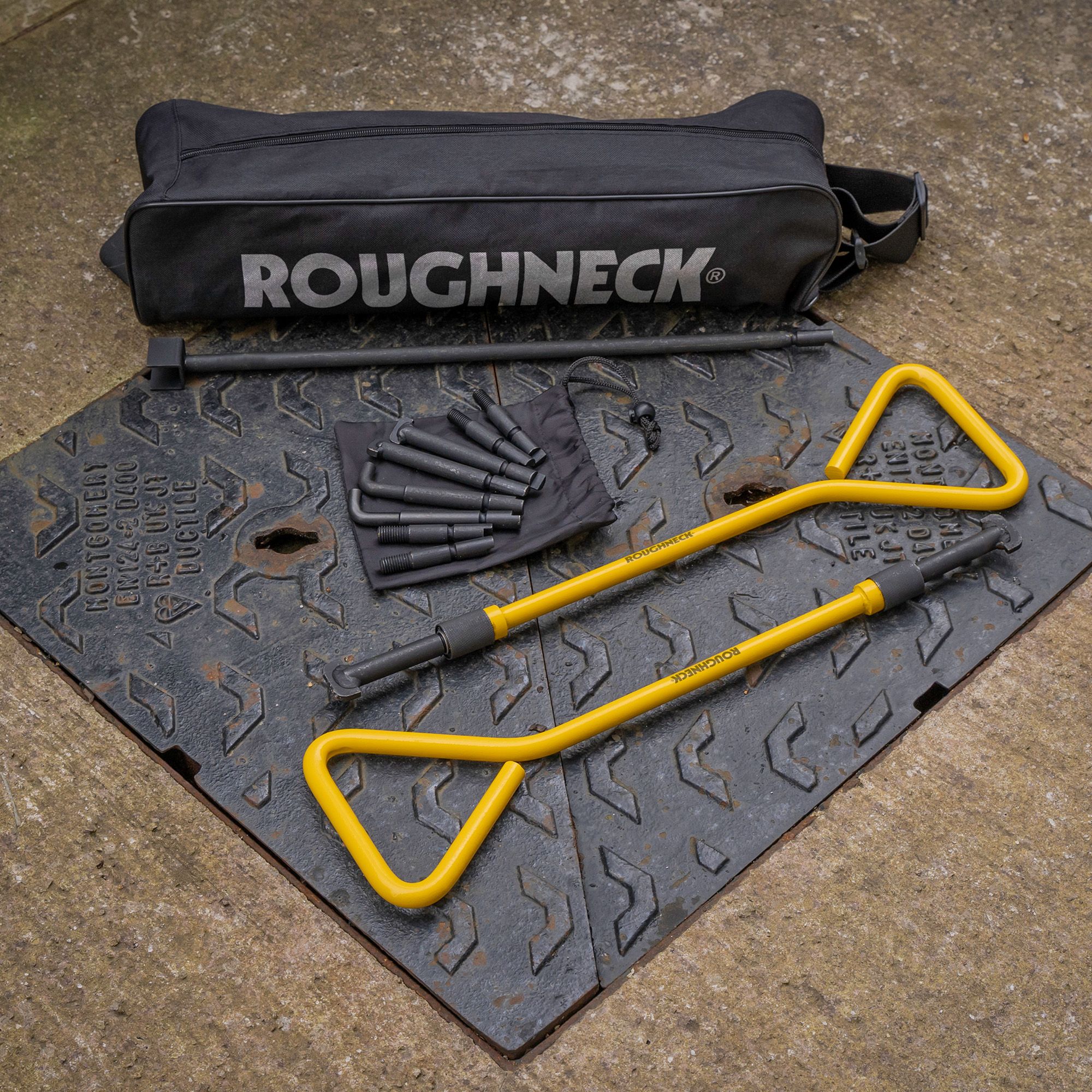 Roughneck Manhole cover key Set