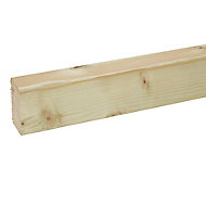 Round edge Whitewood spruce C16 Stick timber (L)4.8m (W)70mm (T)45mm