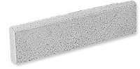Round top Round top Paving edging (H)150mm (T)50mm, Pack of 48