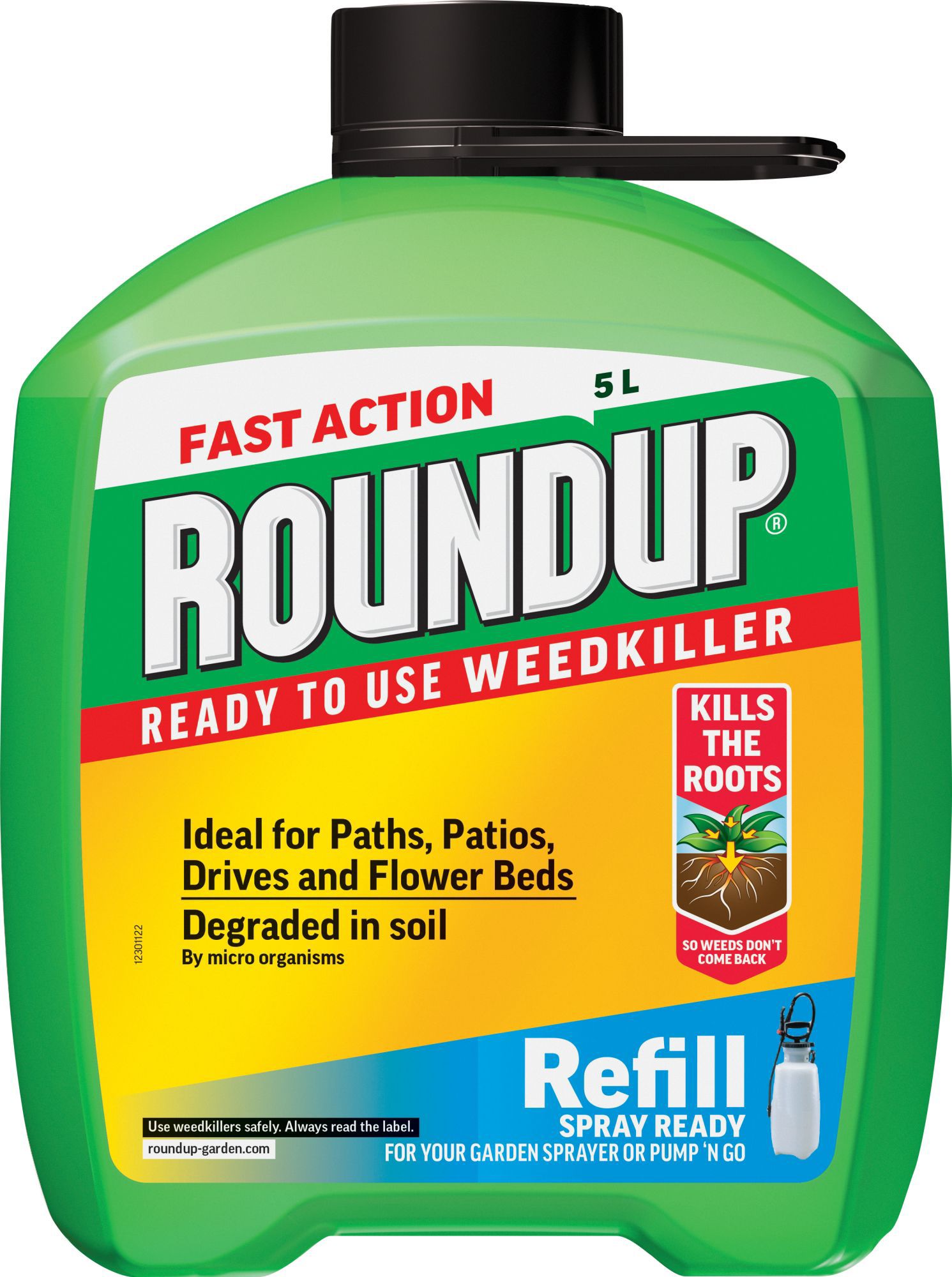 Roundup Fast Action Ready To Use Weed Killer 5L | DIY At B&Q