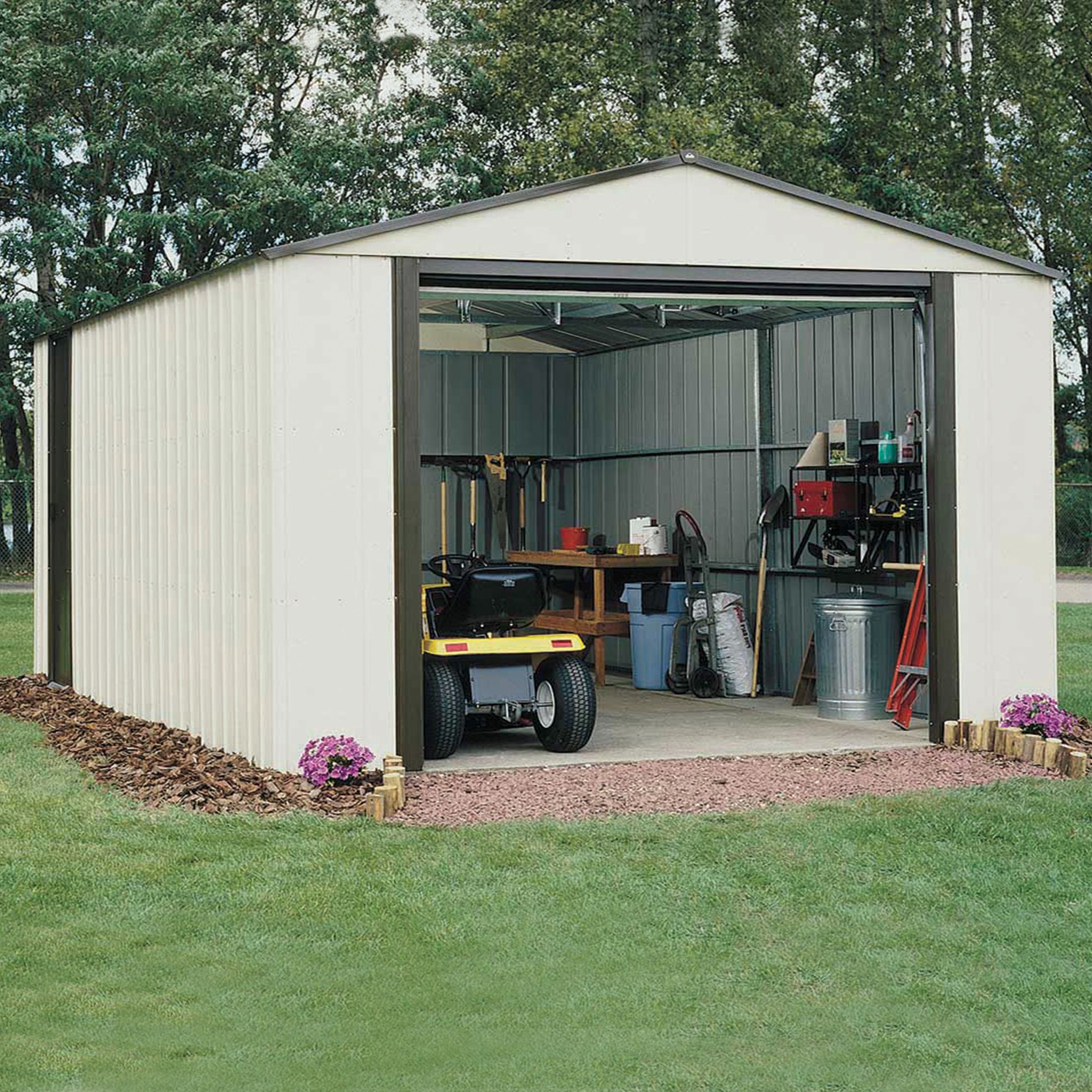 Rowlinson 17x12 Murryhill Metal Garage | DIY At B&Q