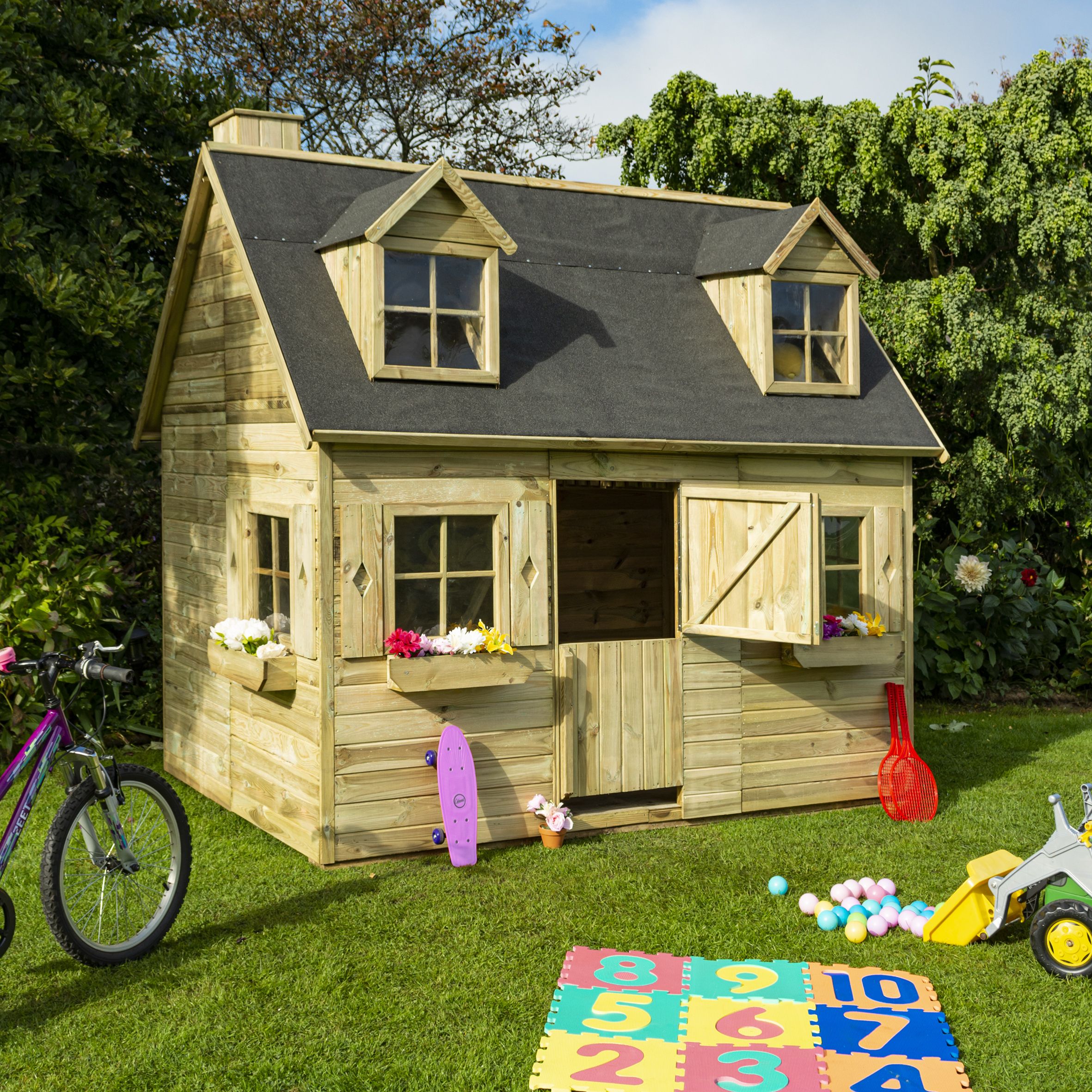 Tp stable cottage wooden playhouse cheap