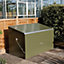 Rowlinson Olive green Garden storage box
