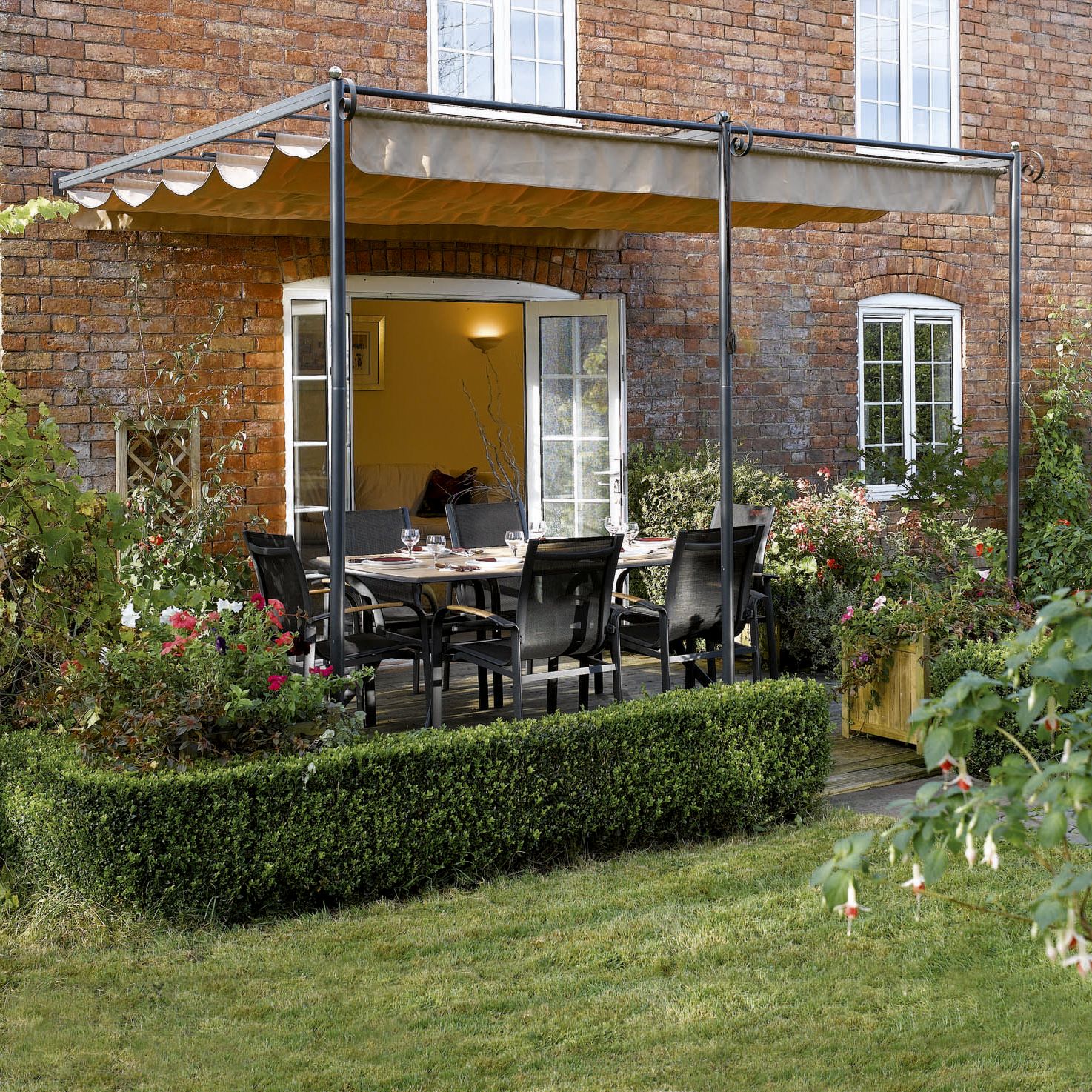 Rowlinson St Tropez Taupe Canopy - Assembly required