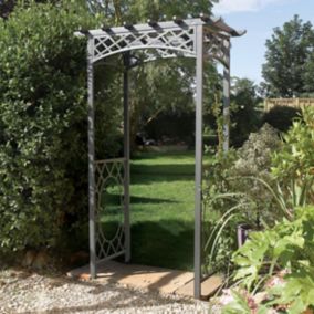 Rowlinson Wrenbury Square top Steel Arch (H) 2.23m (W) 1.4m (D) 0.75m