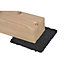 Rubber Deck joist pad (L)0.09m (W)90mm (T)8mm, Pack of 24