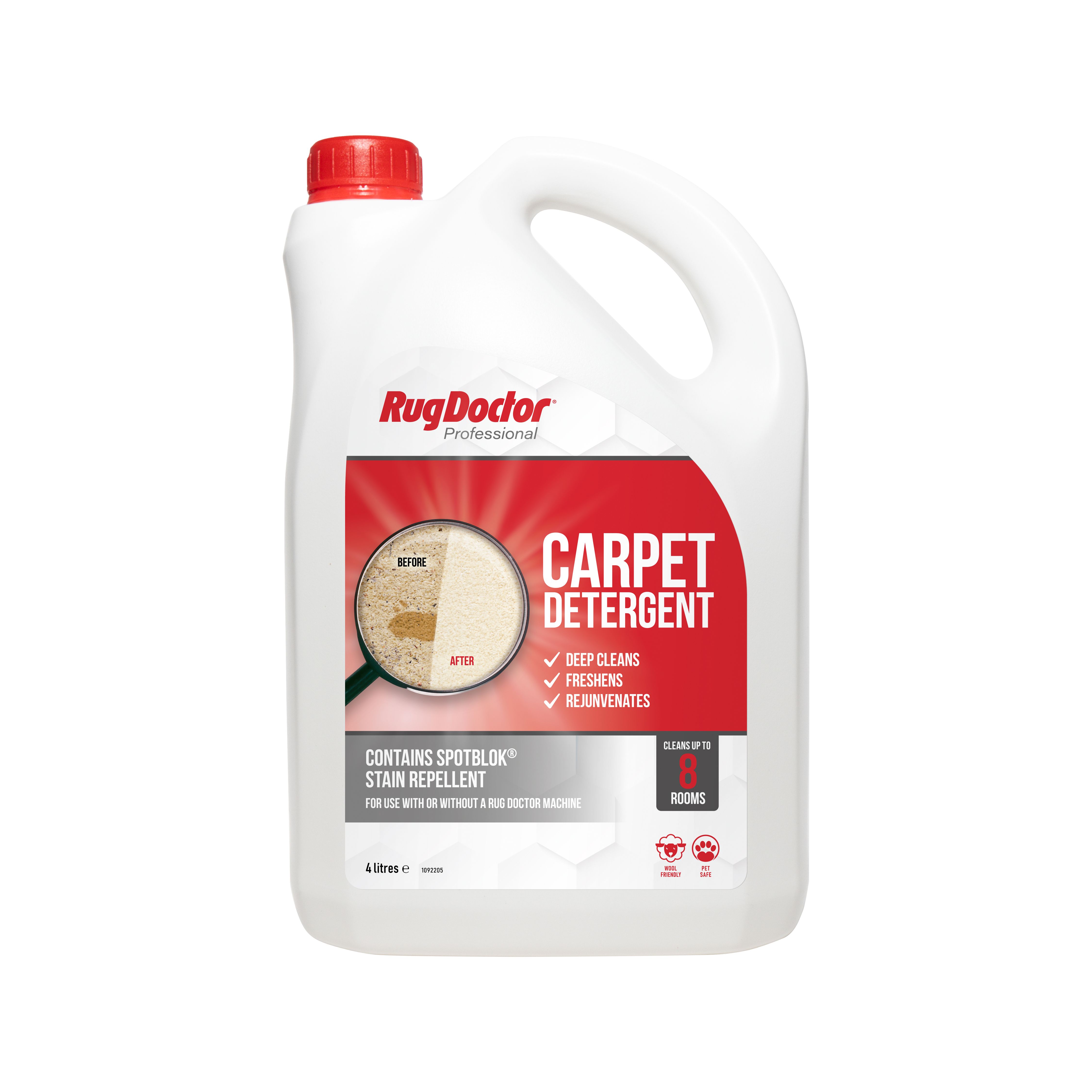 Rug Doctor Lemon Carpet detergent, 4L at B&Q