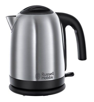 Silver and outlet black kettle