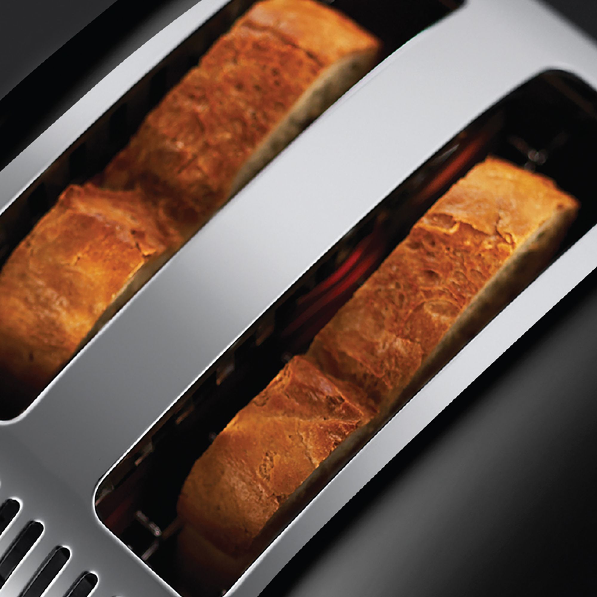 Russell Hobbs Colours Black 2 slice toaster