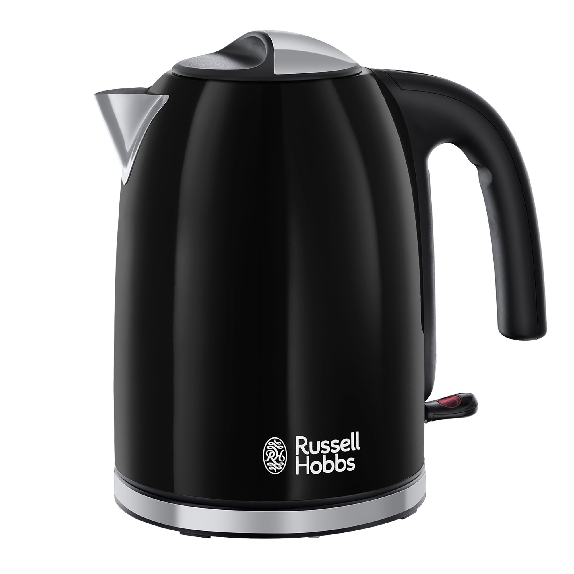 Russell Hobbs Colours Black Kettle | DIY at B&Q