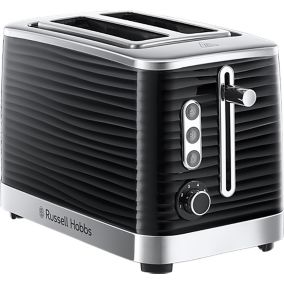 Russell Hobbs Inspire Black 2 slice toaster
