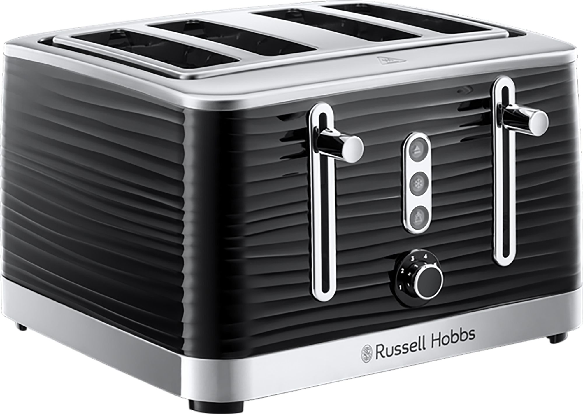 Russell Hobbs Inspire Black 4 slice toaster