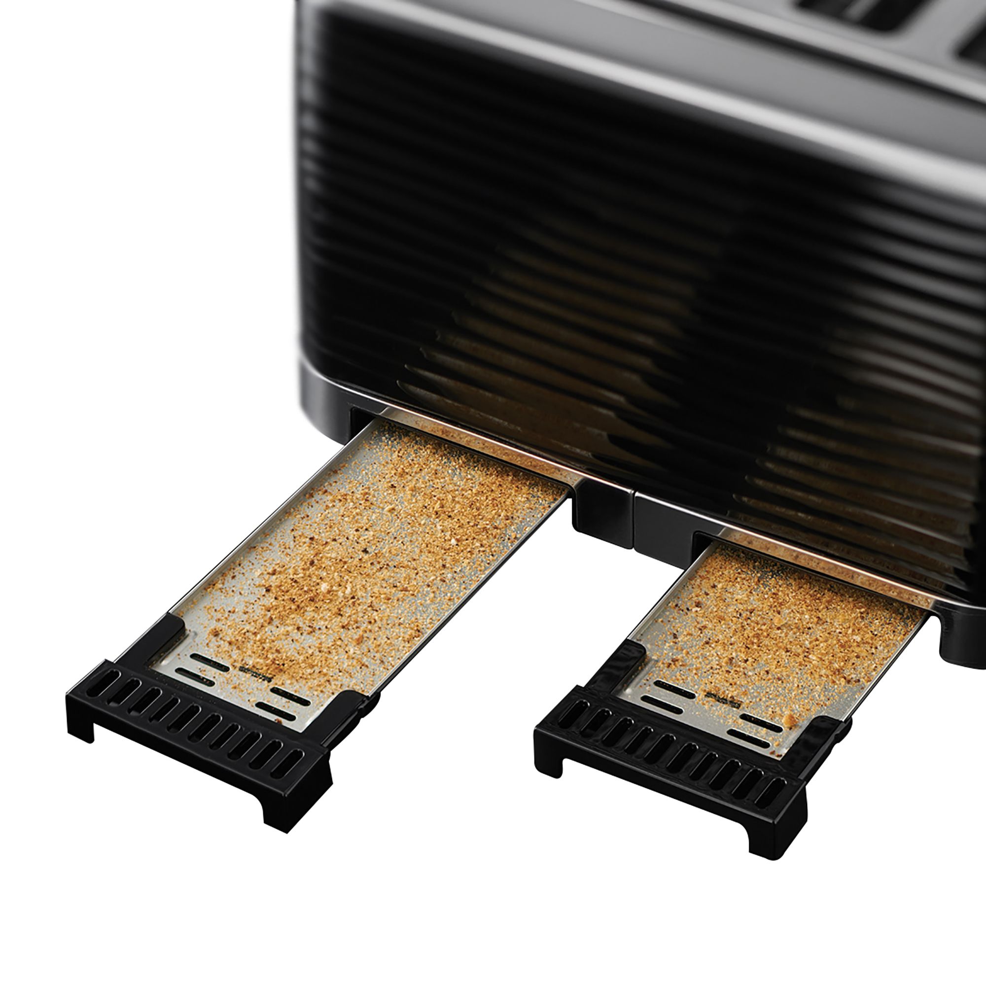 Russell Hobbs Inspire Black 4 slice toaster