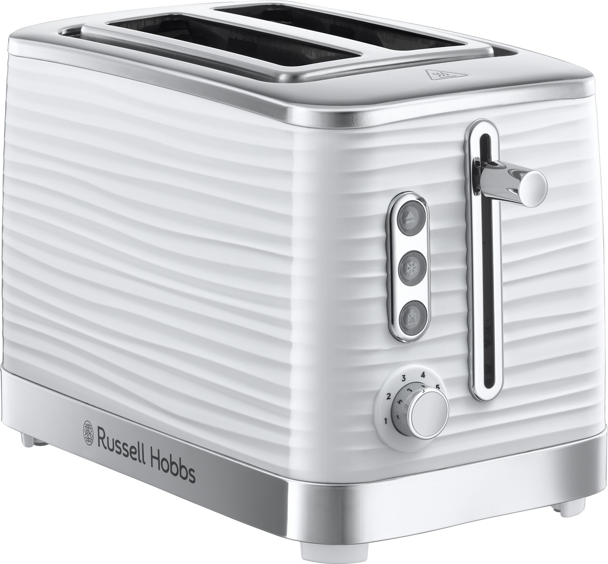 Russell Hobbs Inspire White 2 slice toaster