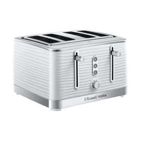 Russell Hobbs Inspire White 4 slice toaster 24380