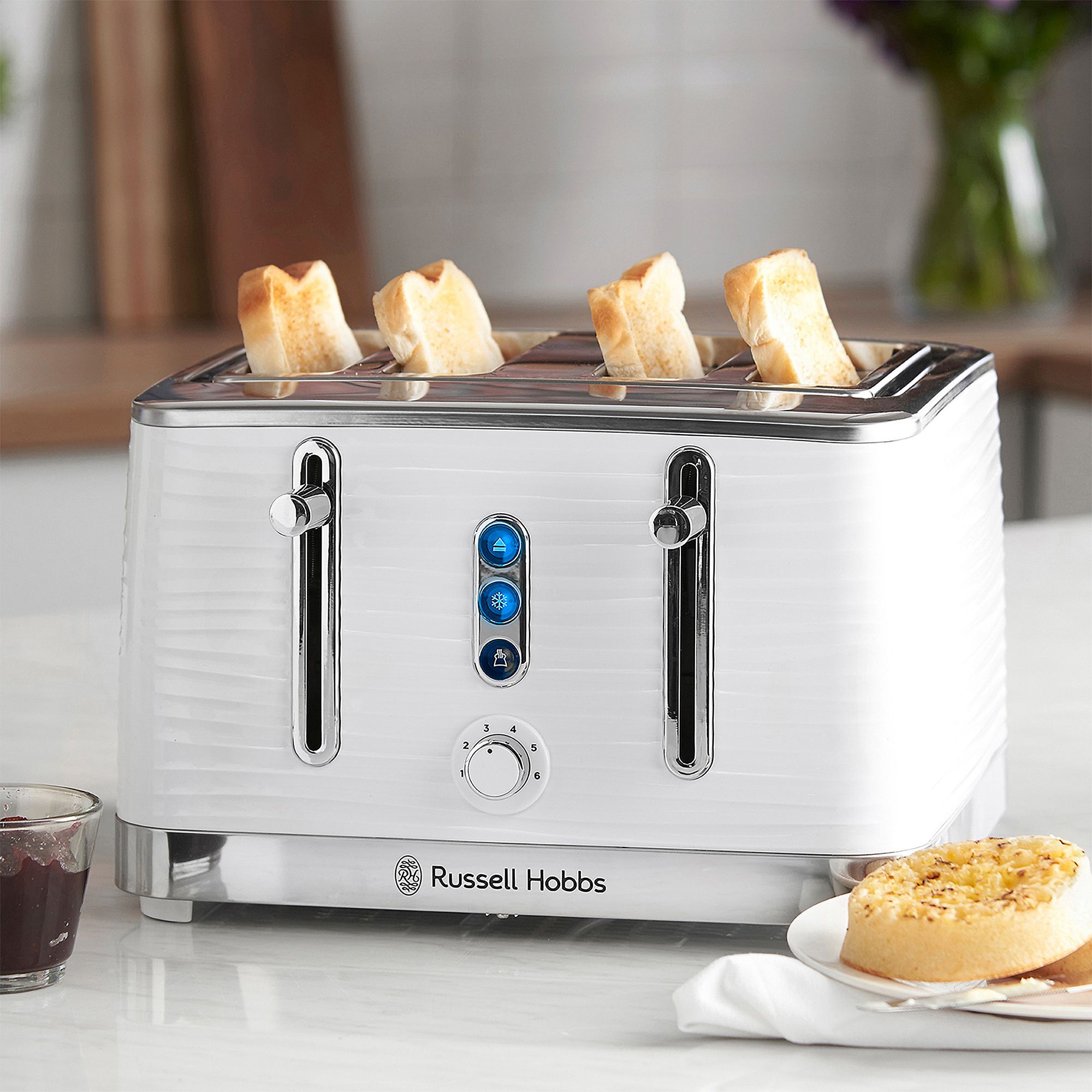 Russell hobbs inspire 4 slice toaster sales