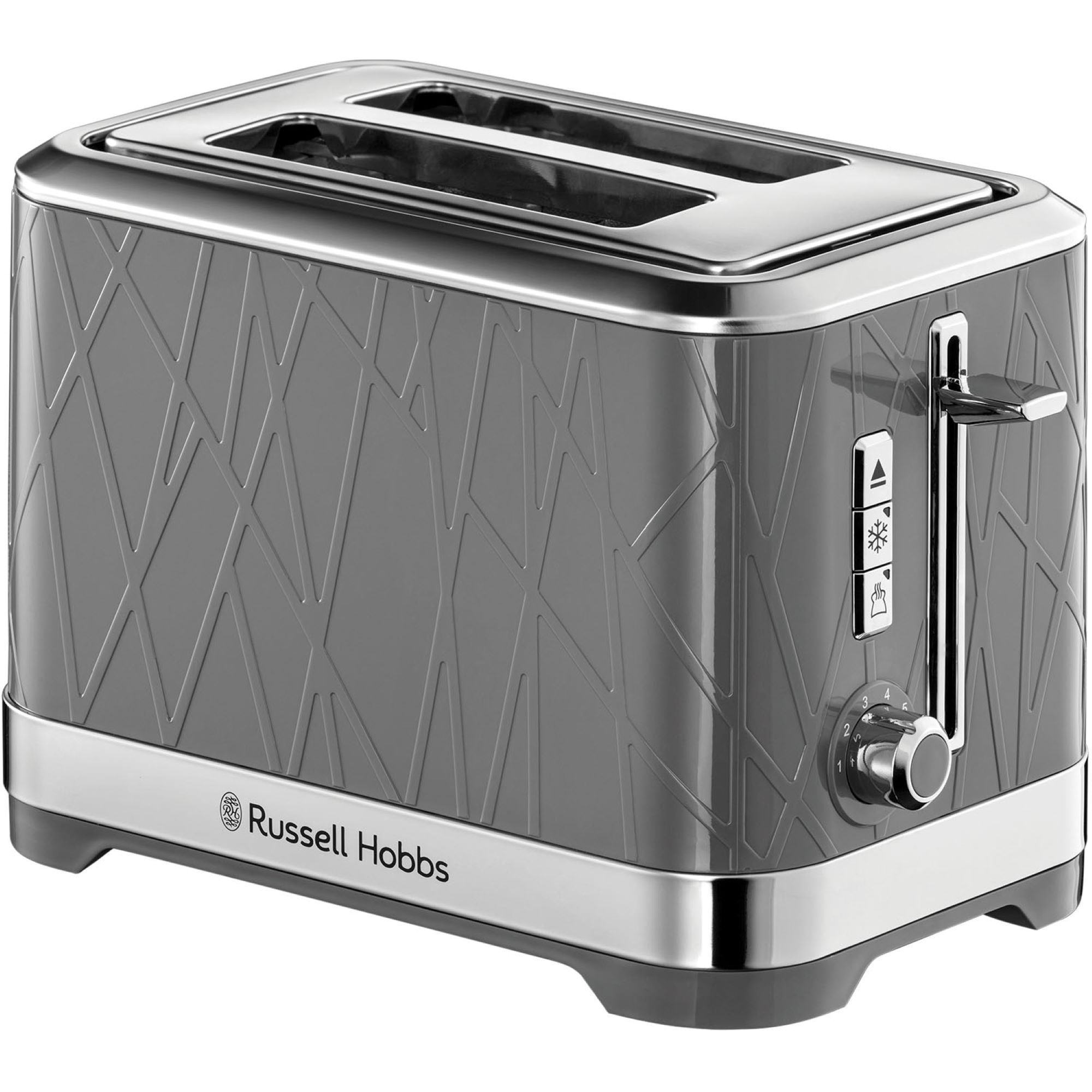 Russell Hobbs Structure 2 Slice Toaster - Black