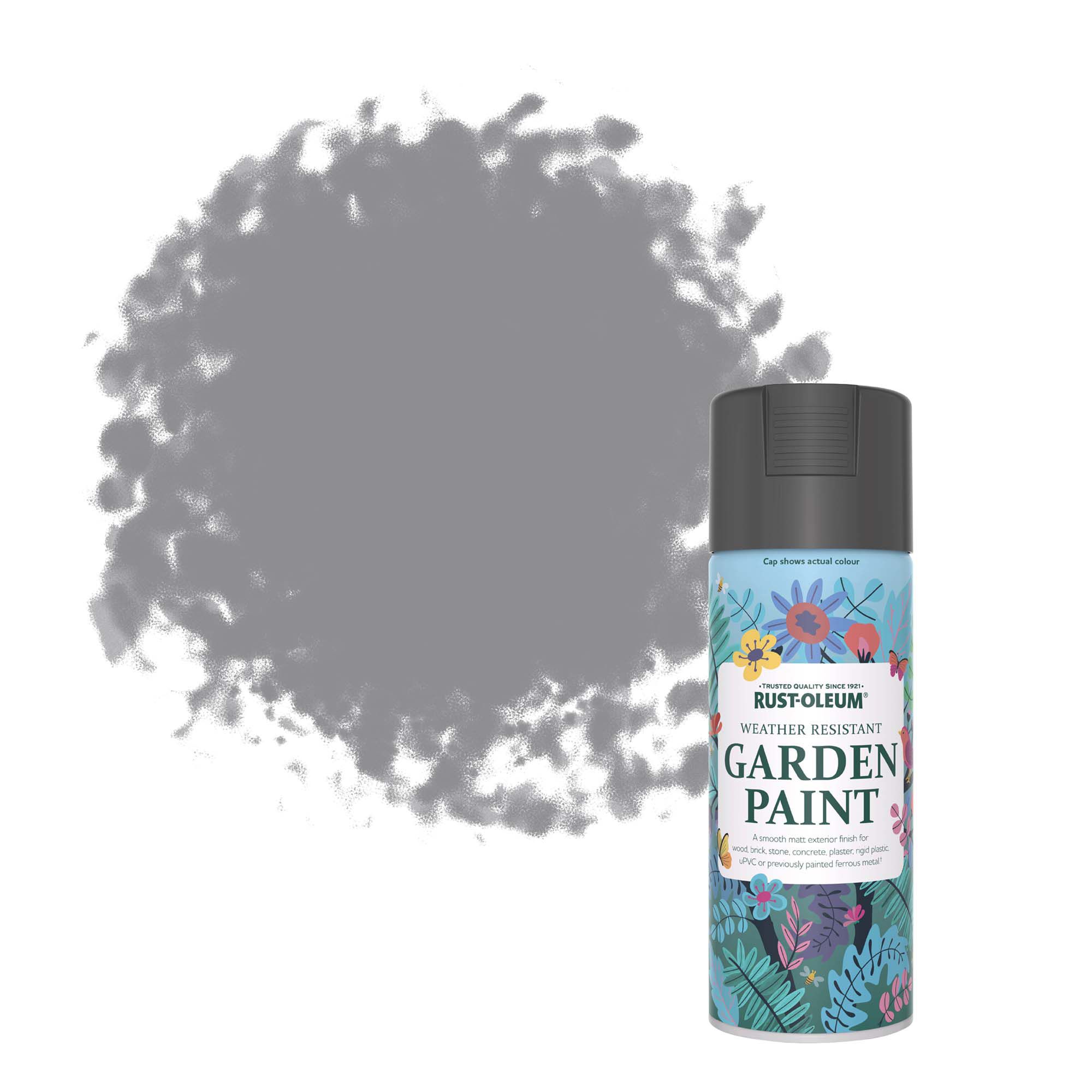 Rust-Oleum Anthracite Matt Multi-surface Exterior Topcoat Paint, 400ml Spray can
