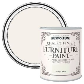 Rust-Oleum Antique white Flat matt Furniture paint, 2.5L