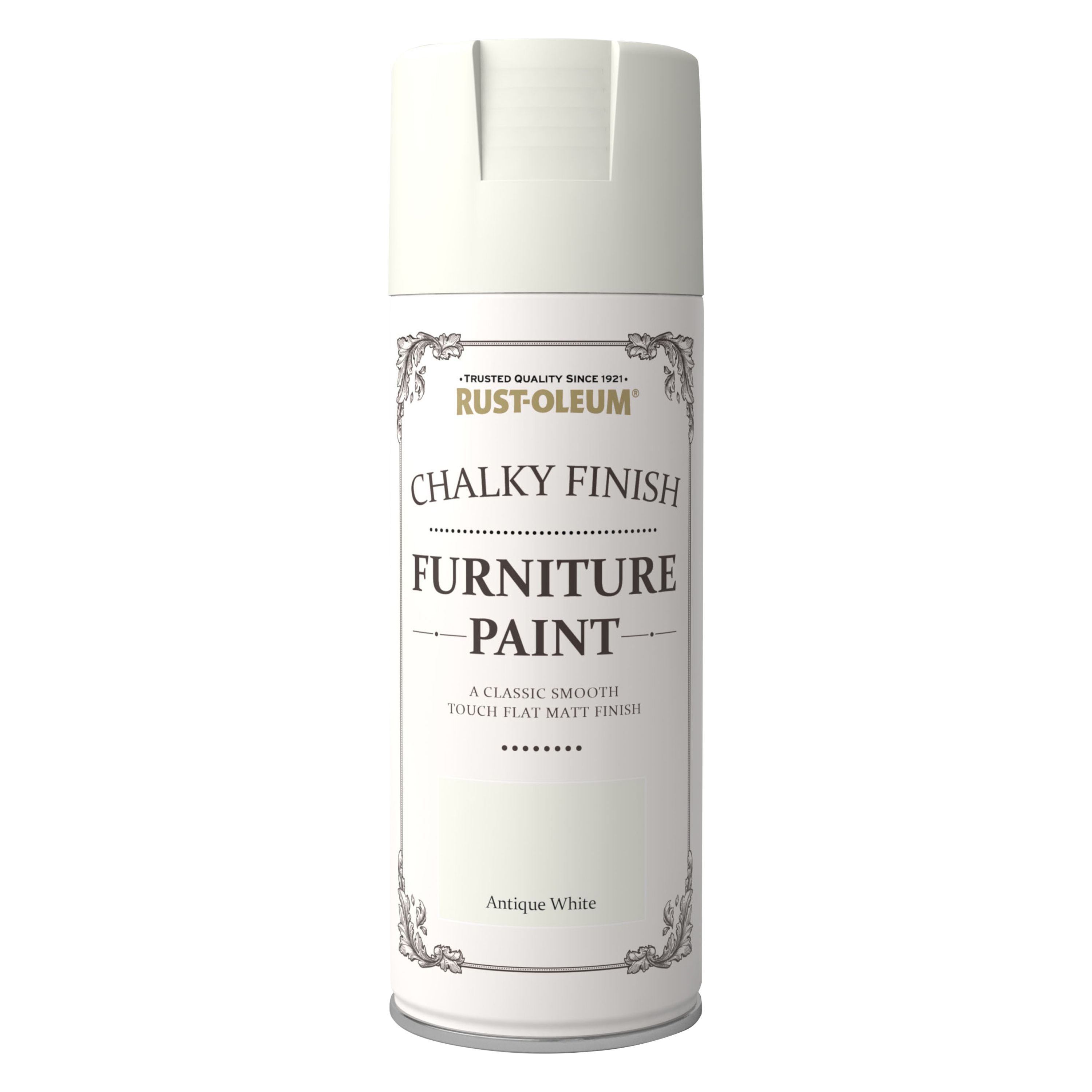 Rust-Oleum Antique White Matt Chalky effect Multi-surface Spray paint, 400ml