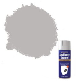 Rust-Oleum Appliance Enamel Gloss Stainless steel effect Restorer Spray paint, 400ml
