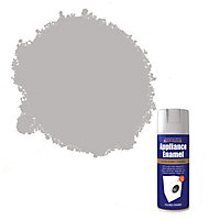 Rust-Oleum Appliance Enamel Gloss Stainless steel effect Spray paint, 400ml