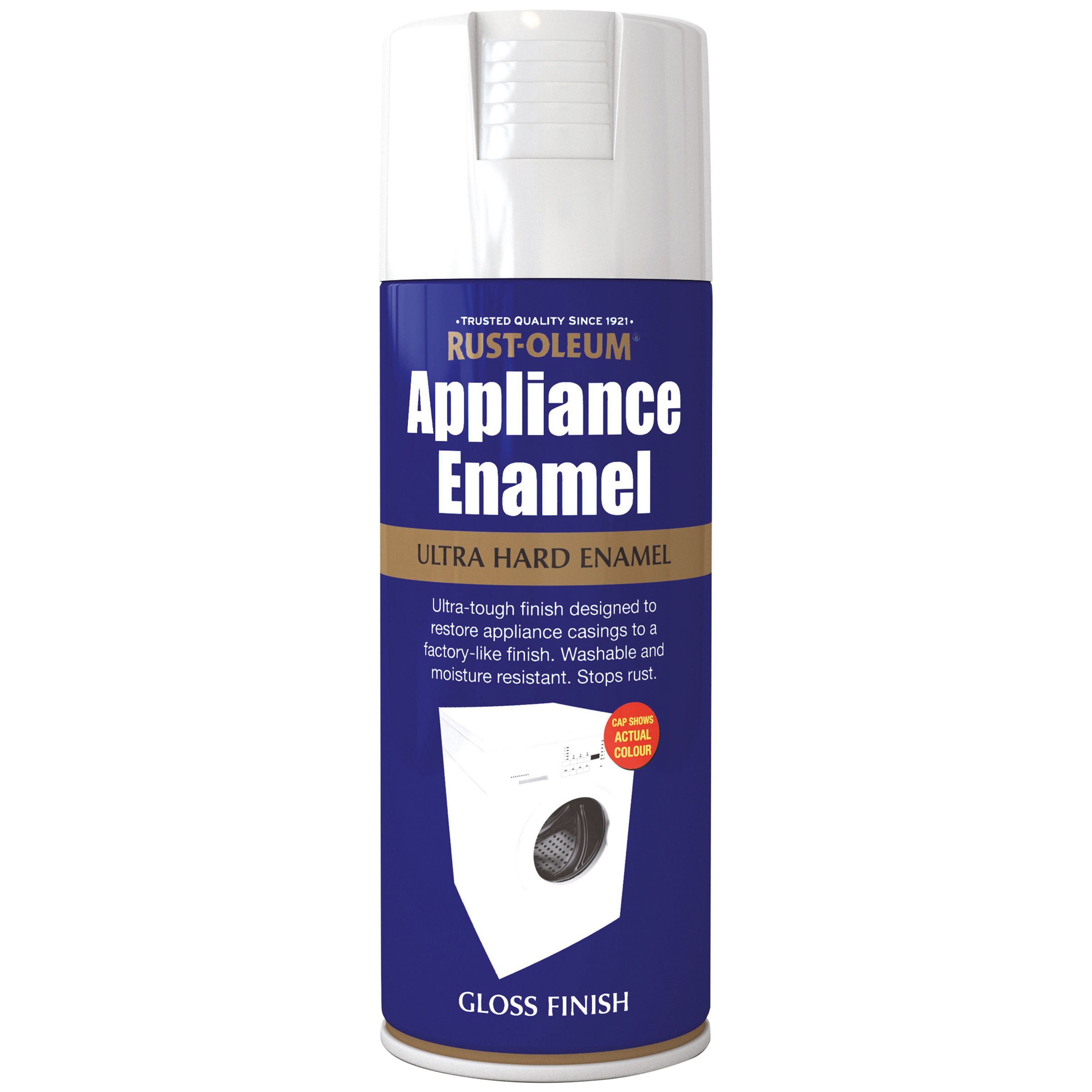 Rust Oleum Appliance Enamel White Gloss Spray Paint 400ml Diy At B Q