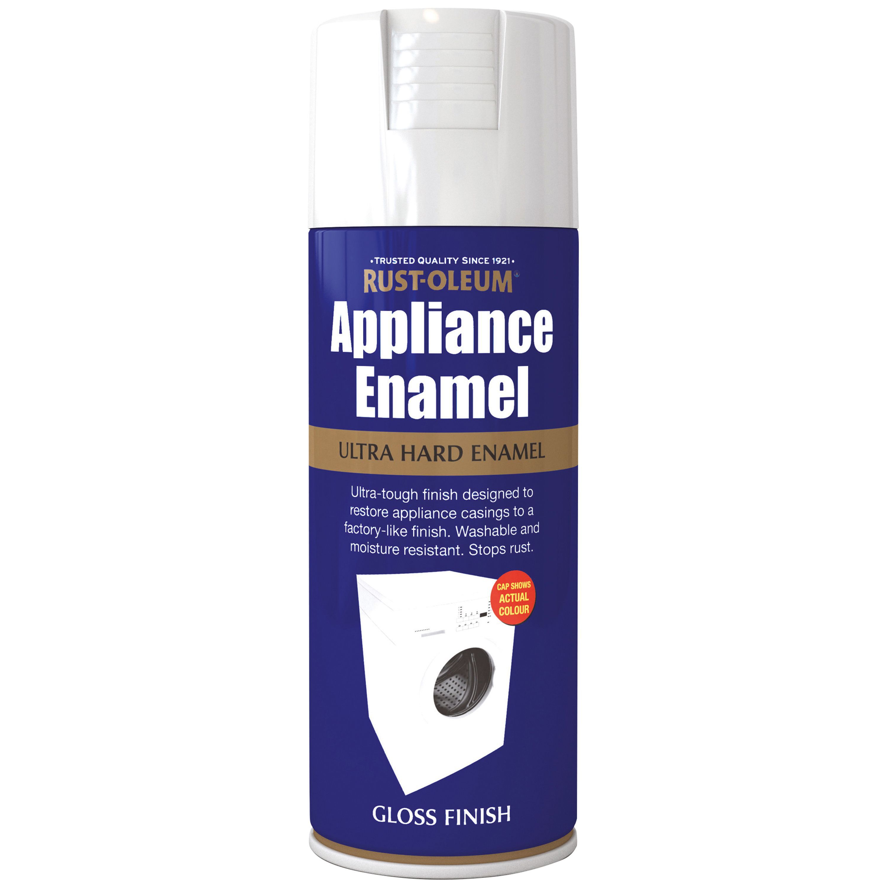 Rust-Oleum Appliance Enamel White Gloss Spray paint, 400ml
