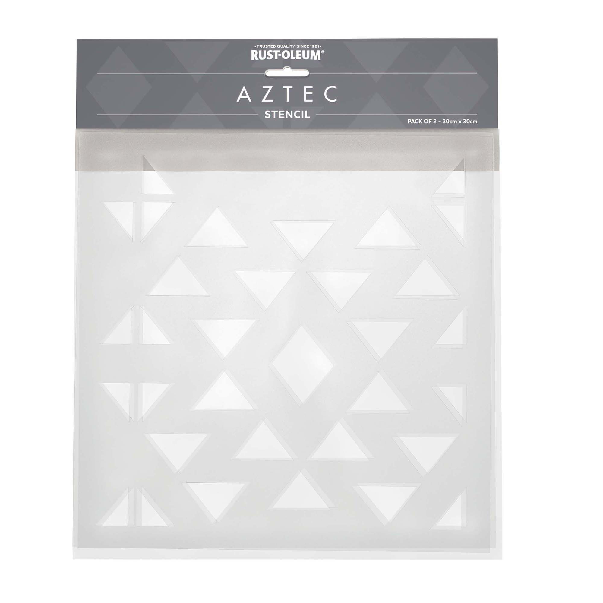 Rust-Oleum Aztec Paint stencil, Pack of 2