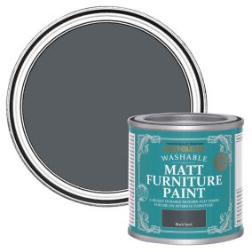 Rust-Oleum Black Sand Matt Furniture paint, 125ml