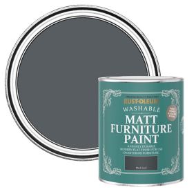 Rust-Oleum Black Sand Matt Furniture paint, 750ml