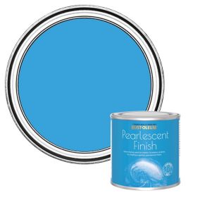 Rust-Oleum Blue Pearlescent effect Mid sheen Multi-surface Topcoat Special effect paint, 250ml