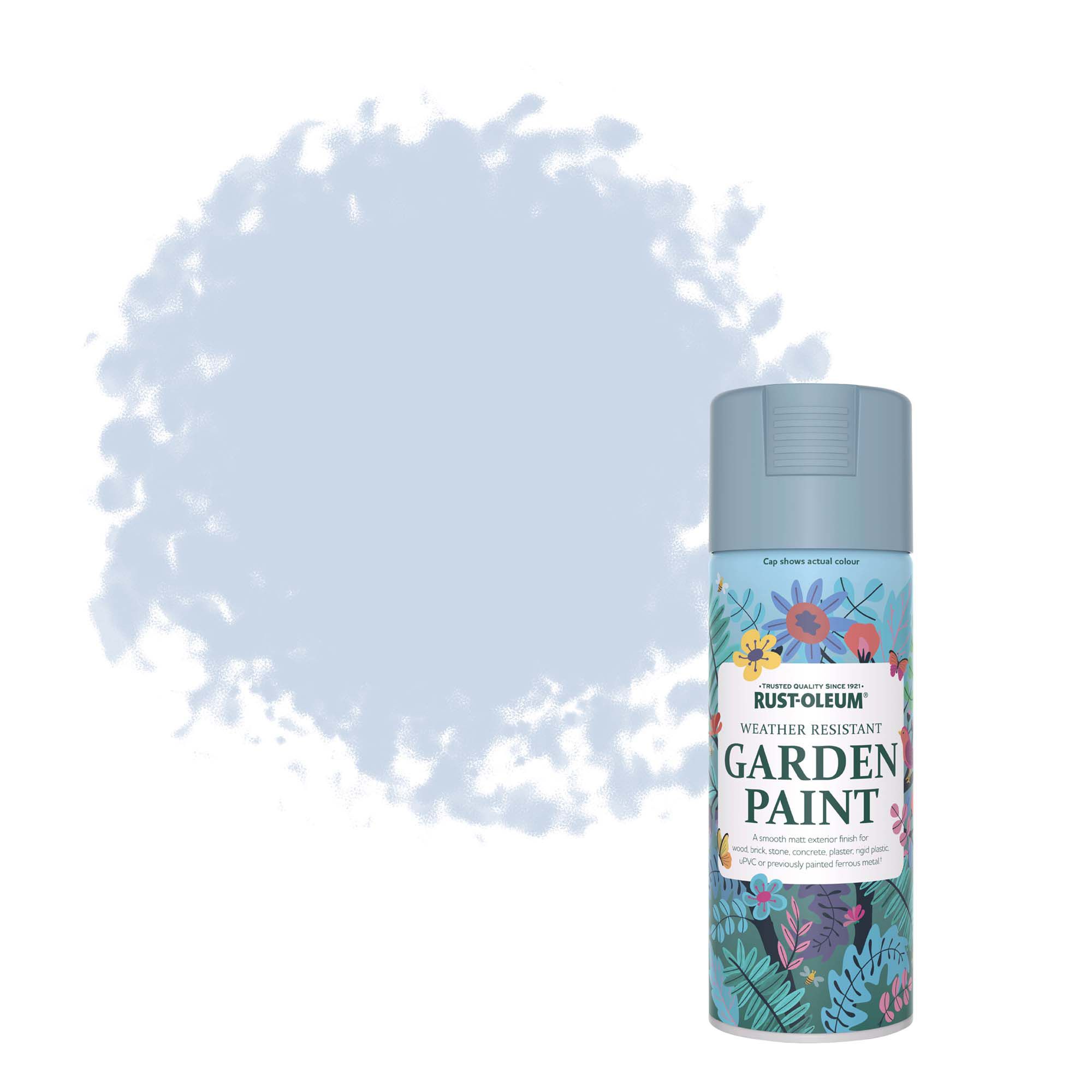 RustOleum Blue Sky Matt Multisurface Garden Paint, 400ml Spray can