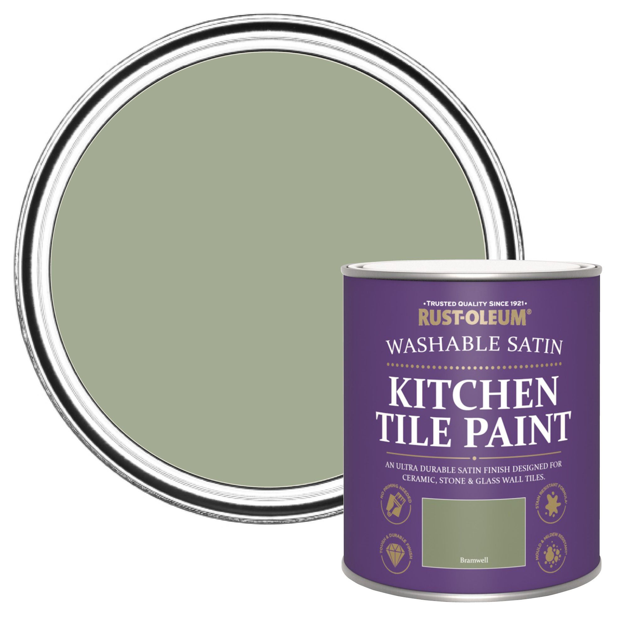 Rust-Oleum Kitchen Wall Tile Paint In Satin Finish – Soft Blues