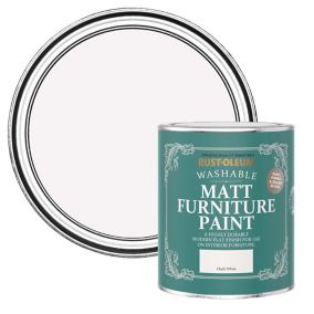 Rust-Oleum Chalk White Matt Furniture paint, 750ml