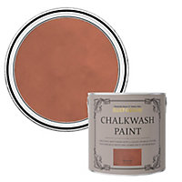 Rust-Oleum Chalkwash Terracotta Flat matt Emulsion paint, 2.5L