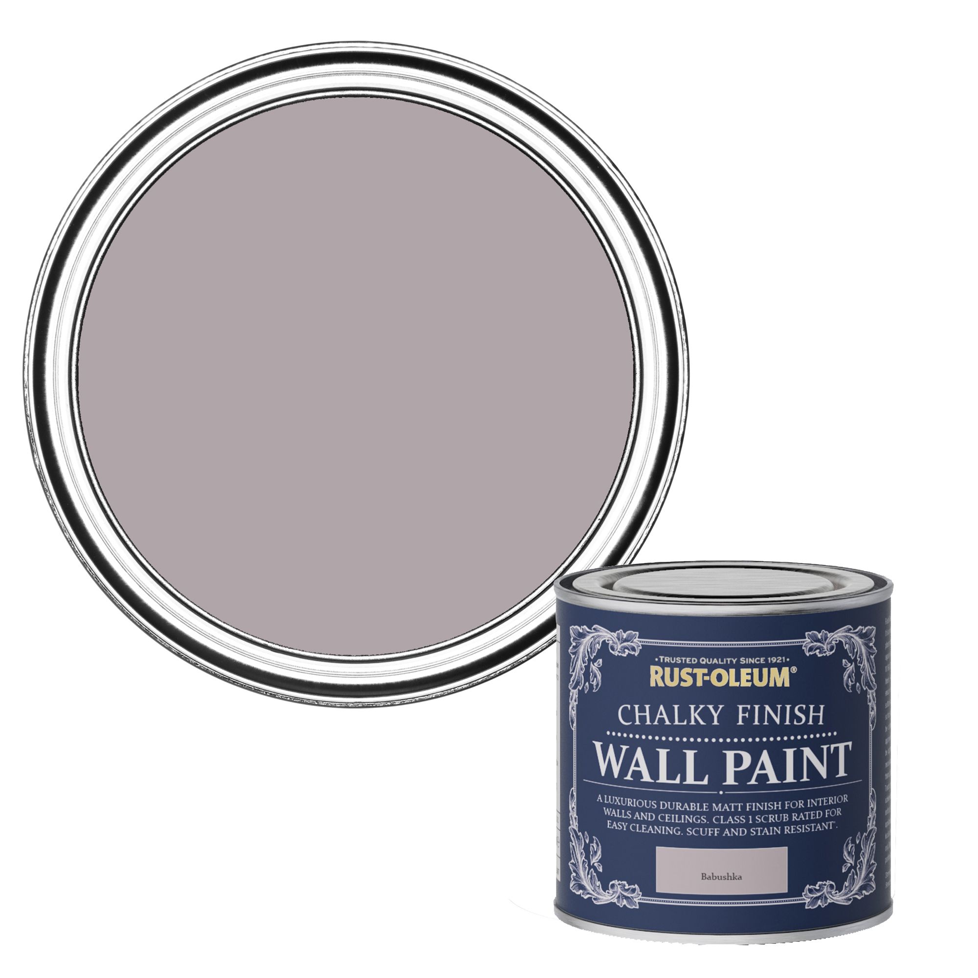 Rust-Oleum Chalky Finish Wall Babushka Flat matt Emulsion paint, 125ml