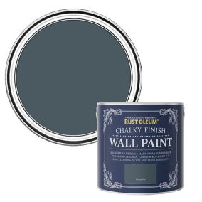 Rust-Oleum Chalky Finish Wall Deep sea Flat matt Emulsion paint, 2.5L