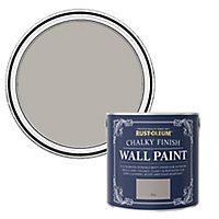 Rust-Oleum Chalky Finish Wall Flint Flat matt Emulsion paint, 2.5L