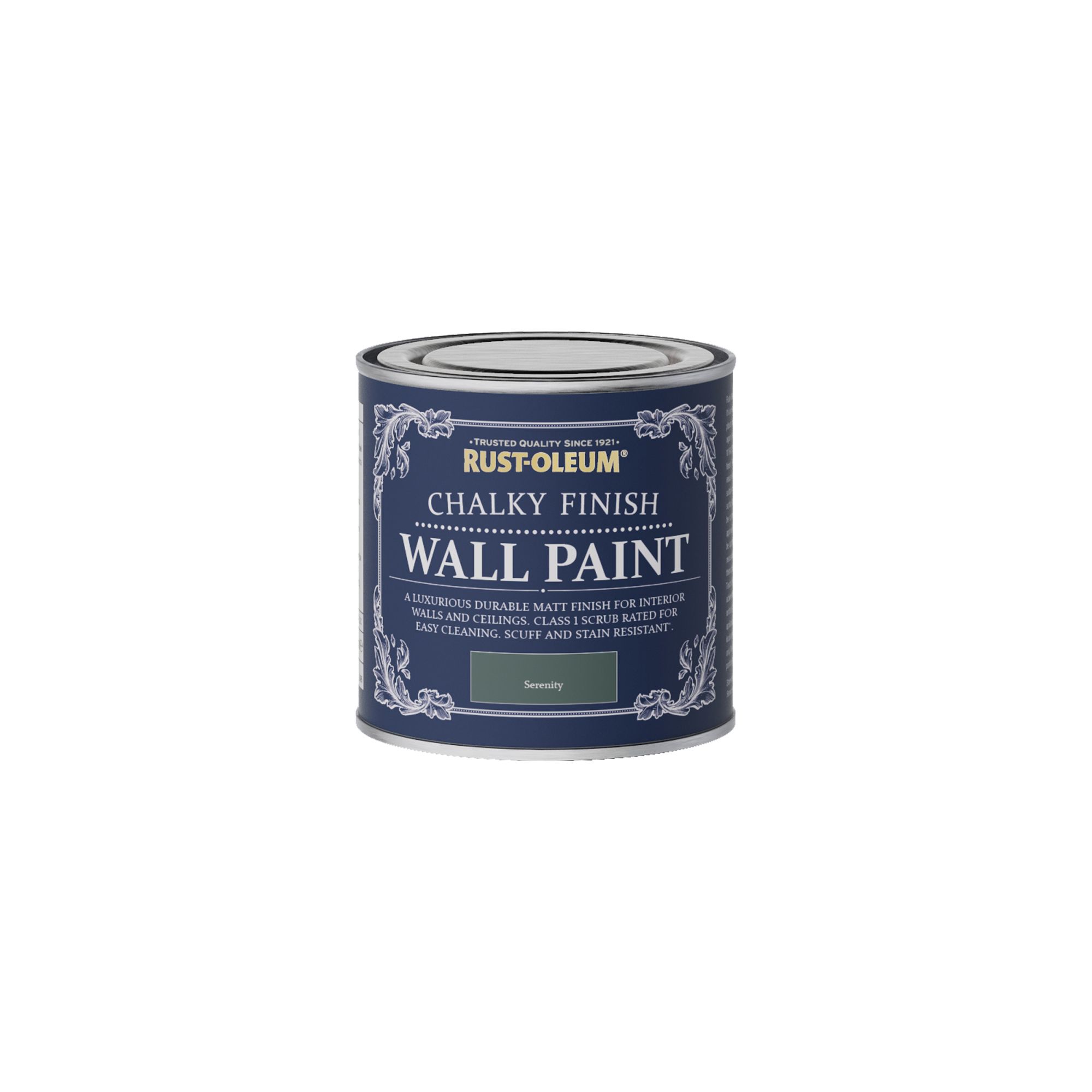 Rust-Oleum Chalky Finish Wall Serenity Flat matt Emulsion paint, 125ml