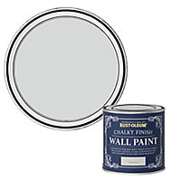 Rust-Oleum Chalky Finish Wall Winter grey Flat matt Emulsion paint, 125ml