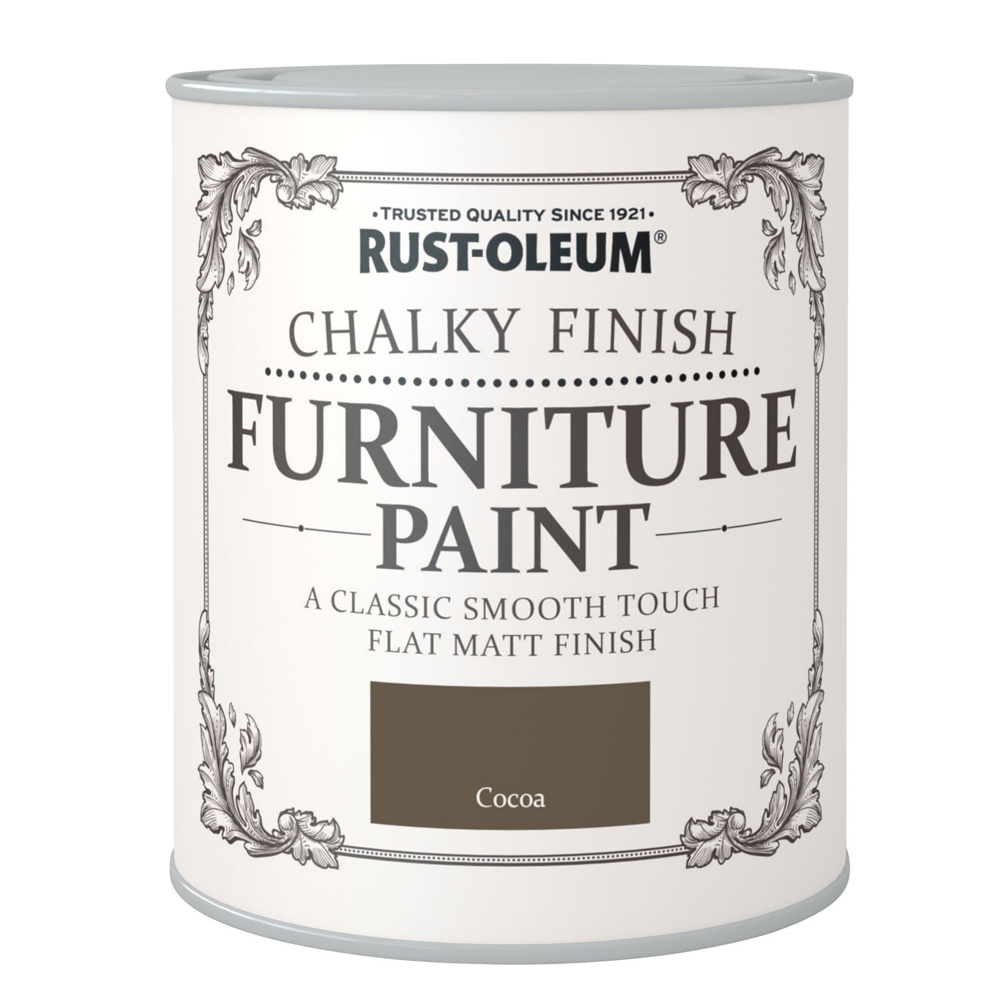 Rust-Oleum Cocoa Chalky effect Matt Furniture paint, 125ml