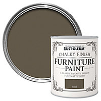 Rust-Oleum Cocoa Chalky effect Matt Furniture paint, 750ml